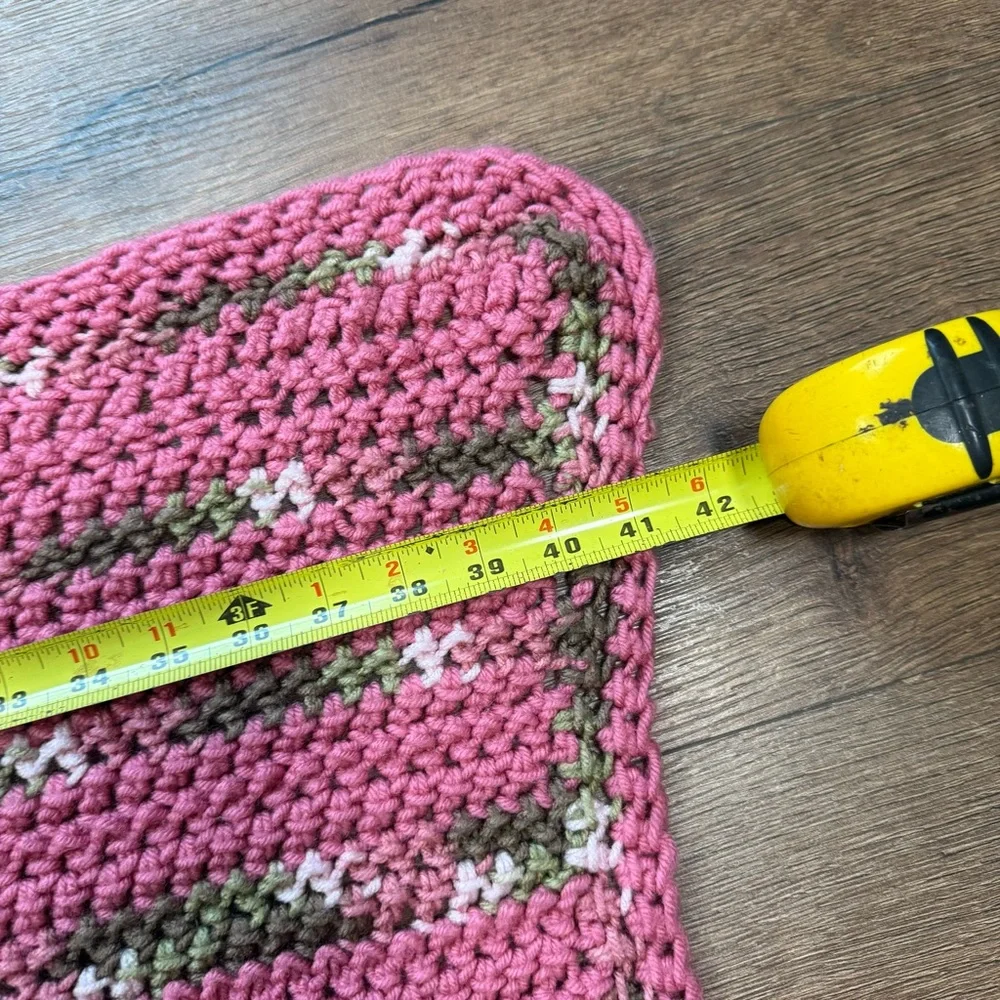 Handmade crochet blanket
